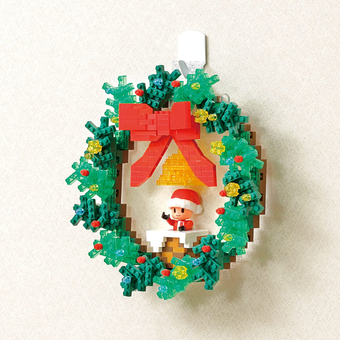 Kawada Nanoblock Christmas Wreath ‎NAN22159 550 pieces Plastic Block Seasonal_5