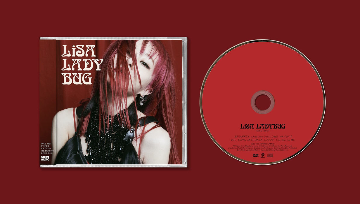[CD] LiSA LADYBUG Standard Edition VVCL-1837 Debut 10th Anniversary Mini Album_2