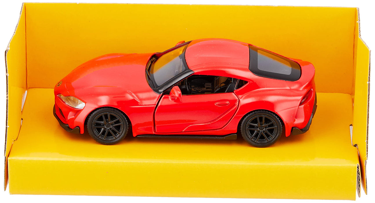 Joezen Cast World Toyota Supra JDC5032-RD 12cm Pull Back Toy Aluminum Plastic_3