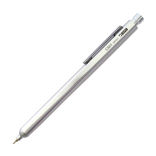 OHTO ballpoint pen GS01 silver GS01-S7-SV Aluminum Shaft Made in Japan Knock NEW_1
