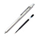 OHTO ballpoint pen GS01 silver GS01-S7-SV Aluminum Shaft Made in Japan Knock NEW_3