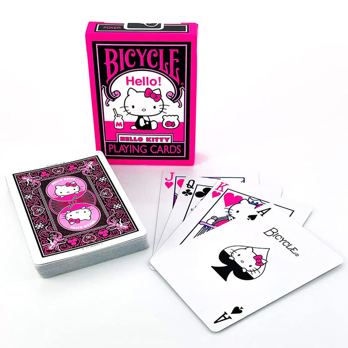 Burjula Hello Kitty Bicycle Playing Cards Size 63x88mm Plastic Case HKT-961042_2