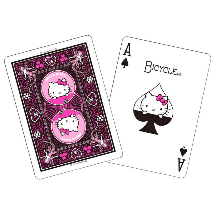 Burjula Hello Kitty Bicycle Playing Cards Size 63x88mm Plastic Case HKT-961042_3