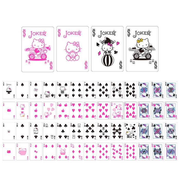 Burjula Hello Kitty Bicycle Playing Cards Size 63x88mm Plastic Case HKT-961042_4