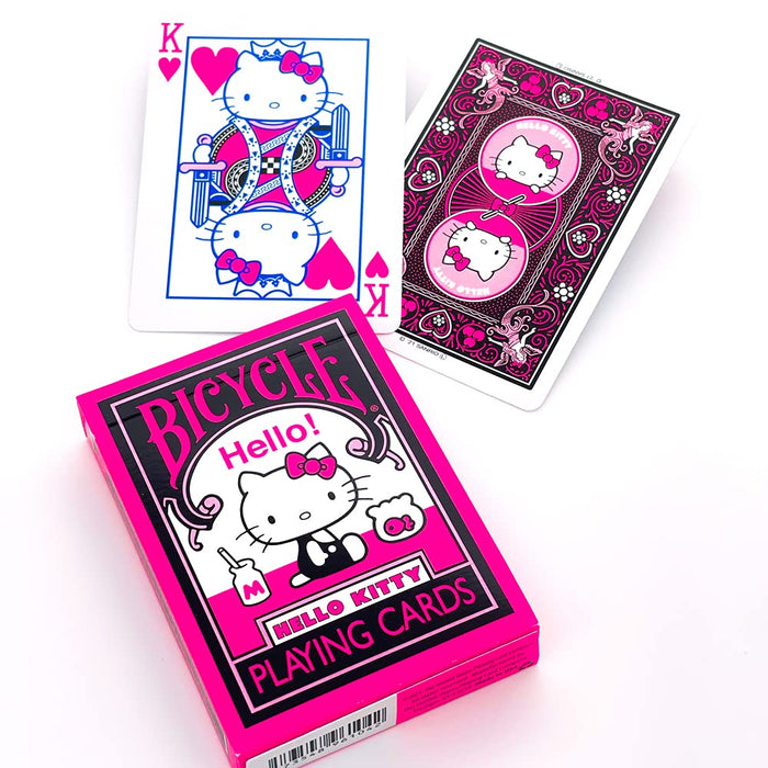 Burjula Hello Kitty Bicycle Playing Cards Size 63x88mm Plastic Case HKT-961042_5