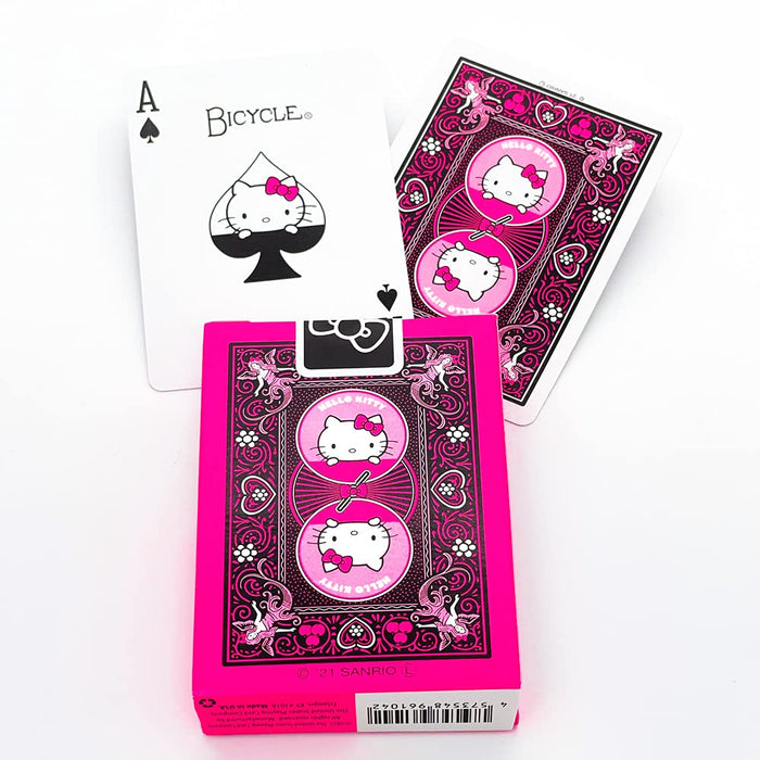 Burjula Hello Kitty Bicycle Playing Cards Size 63x88mm Plastic Case HKT-961042_6