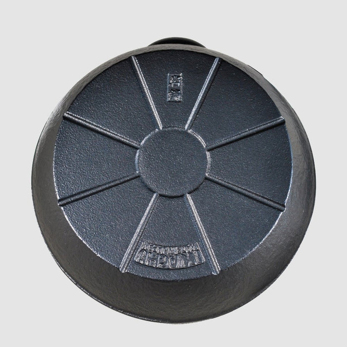 Iwachu iron kettle No.7 Arare IH compatible black firing Kamayaki 0.9L 11720 NEW_3