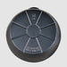 Iwachu iron kettle No.7 Arare IH compatible black firing Kamayaki 0.9L 11720 NEW_3