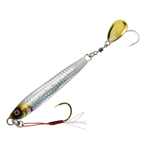 MAGBITE Iwashi Jig Makispe 60g 02 Silver Glow Tail Fishing Lure Fish Shape NEW_1