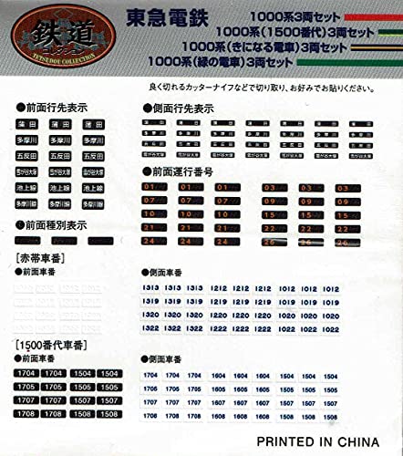TOMYTEC Railway Collection Tokyu Corporation 1000 series (1500 series) 3-car set_7