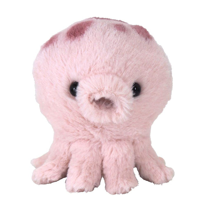 San Lemon Fluffies Plush Doll Octopus Pink S size H11xW11xD11cm P-7742 Polyester_1