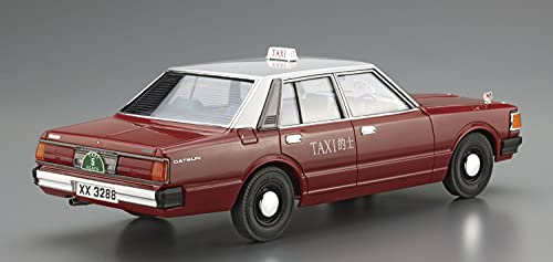 AOSHIMA 1/24 The Model Car SP01 DATSUN 220C Diesel '79 Hong Kong Taxi Model Kit_3