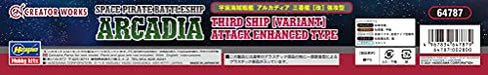 Hasegawa Creator Works Series Space Pirate Battleship Arcadia Model Kit HA64787_8