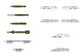 FineMolds 1/72 AIRCRAFT SERIES U.S. Aircraft Bomb Set 60s Model kit FP45 NEW_1