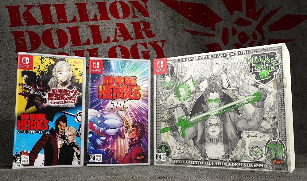 No More Heroes 3 KILLION DOLLAR TRILOGY Ltd/ed. Nintendo Switch MARV-AUYLB NEW_1