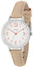 Sun Flame Watch J-AXIS HL269-BE Women's Beige Faux Leather Band Alloy Steel Case_1