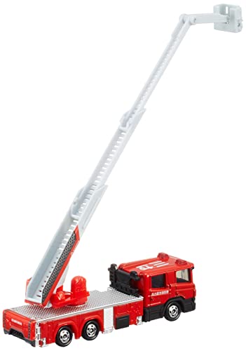Long Type Tomica No.145 Nagoya City Fire Dept. 30m Folding Ladder truck 160908_2