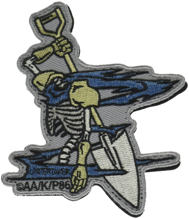 Groove Garage 86-Eighty Six Undertaker Patch embroidery Detachable W82xH90mm NEW_1