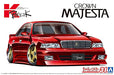 AOSHIMA 1/24 The Tuned Car No.31 K-BREAK UZS141 Majesta '91 TOYOTA Model Kit NEW_4