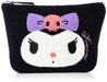 SANRIO Sagara Pouch Kuromi 03 Black Bag-in-Bag Large Multi Pouch Zip Closure NEW_1