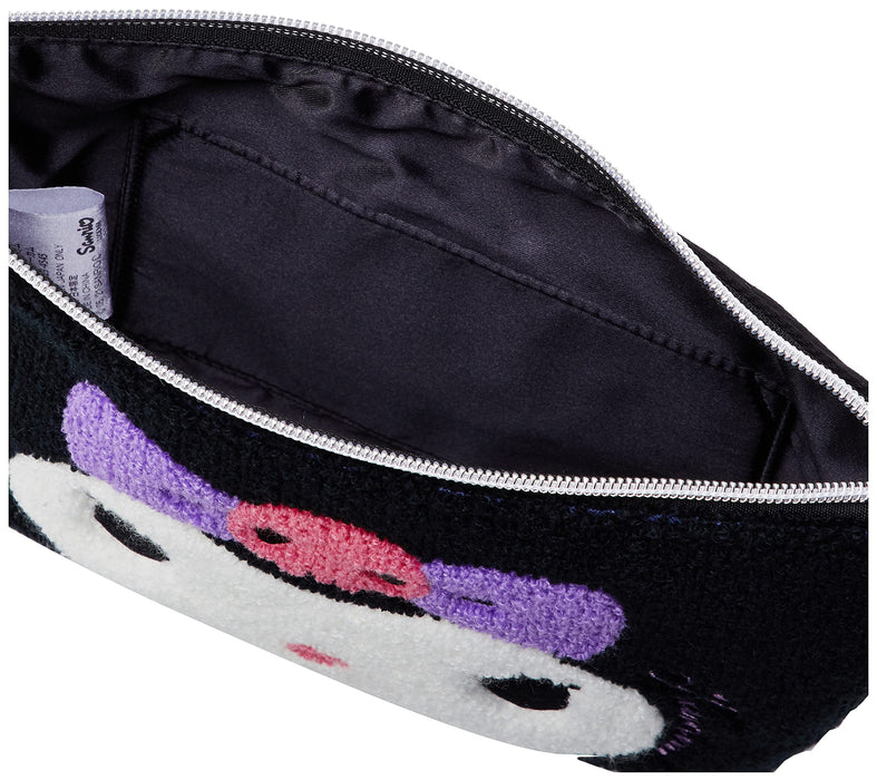 SANRIO Sagara Pouch Kuromi 03 Black Bag-in-Bag Large Multi Pouch Zip Closure NEW_4