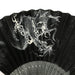 Hana Kanzashi Dragon Sensu Handy Fan Men's 23cm High Quality Cotton 1299c NEW_5