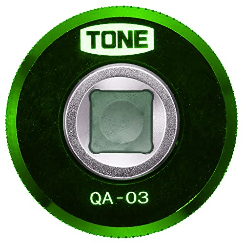 Tone Quick Adapter L-QA-03G Drive Angle 9.5mm(3/8") Green Aluminum 30m 50g NEW_4