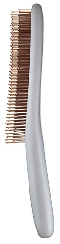 KOBAKO Hair Smooth Brush (Hard) Gray Plastic Nylon 174x45x33mm for Dry & Wet NEW_4
