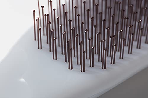 KOBAKO Hair Smooth Brush (Hard) Gray Plastic Nylon 174x45x33mm for Dry & Wet NEW_5