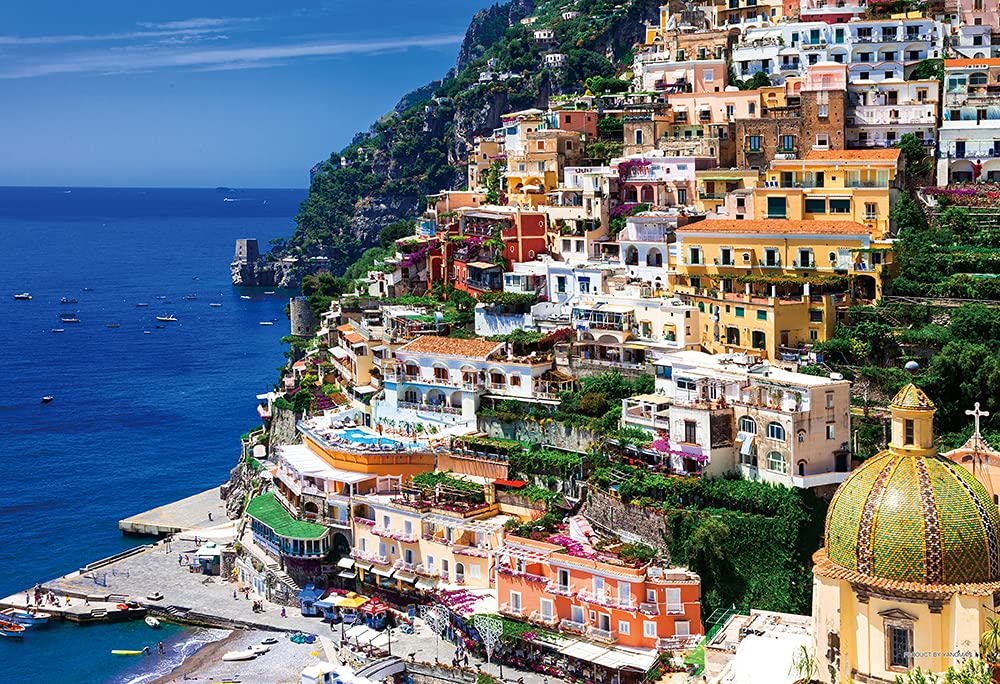 Yanoman 500pc Jigsaw Puzzle Amalfi Paradise Mediterranean Compact Pieces ‎35-29_1