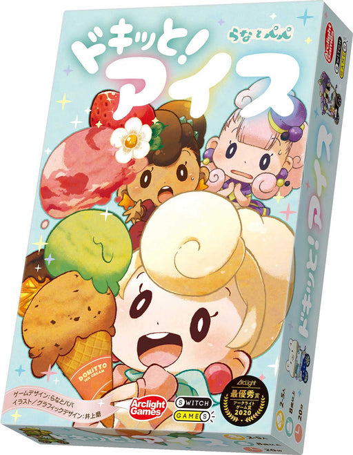 Arclight Dokitto! Ice Cream 2-5 Players 20 Minutes Ages 8+ Board Game Card Game_1