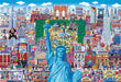 Beverly 1000 Micro Pieces Jigsaw Puzzle NY Landmarks 26x38cm M81-623 Aqua NEW_1