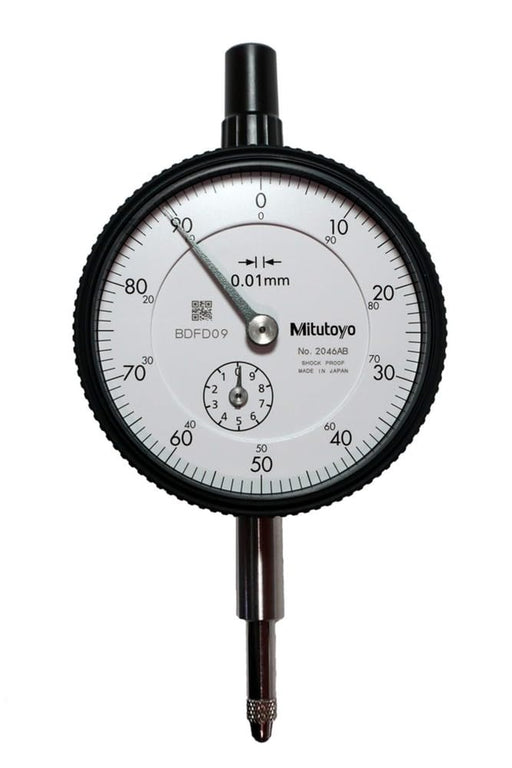 Mitutoyo Standard Type Dial Gauge Continuous scale 0.01mm 2046AB Stainless Steel_1