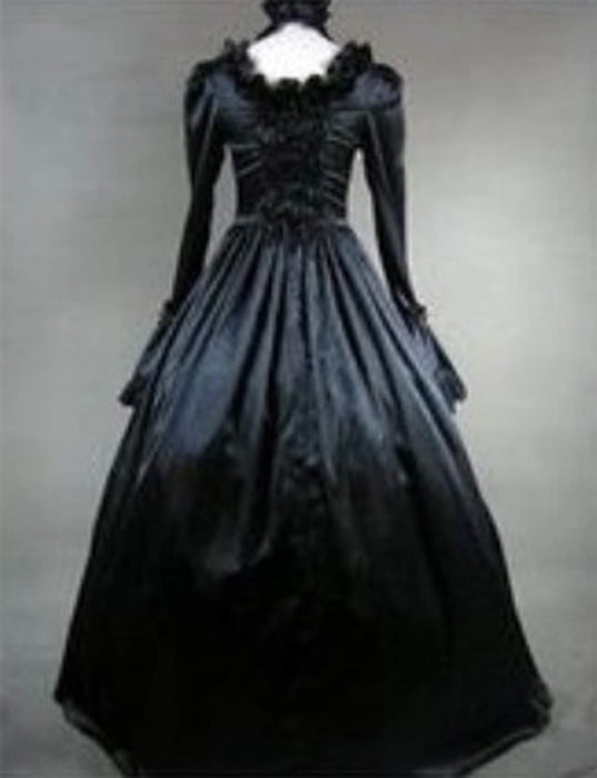 Housaku Goth Lolita Long Sleeve Dress XL size Costume Dress Concert Stage NEW_3