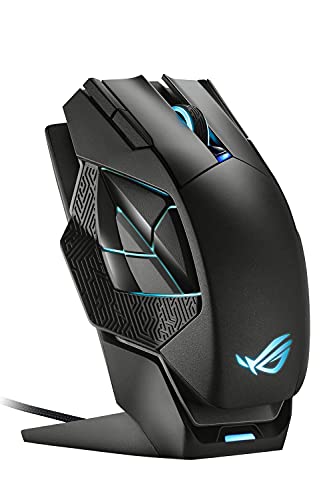 ASTEK Gaming Mouse Wireless ‎P707 ROG SPATHA X MMO 19,000dpi 12 Program Button_1