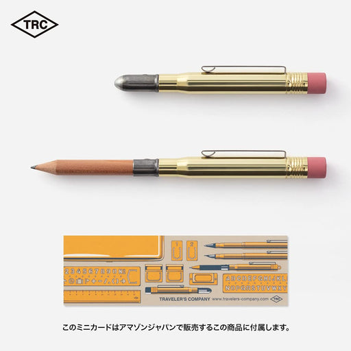 MIDORI Traveler's Company TRC Brass Pencil Limited Card Included 38075006 NEW_2