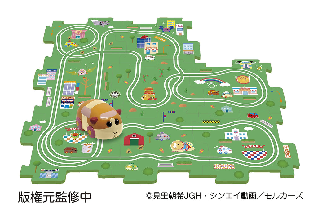 Masudaya Corporation PUI PUI Molcar Run! Potato Panel Road W78xH41xH52mm 1709_2