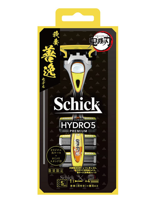 Schick Demon slayer Zenitsu model Hydro 5 premium with 4 Blades HPM5-510 AZ 21D_1