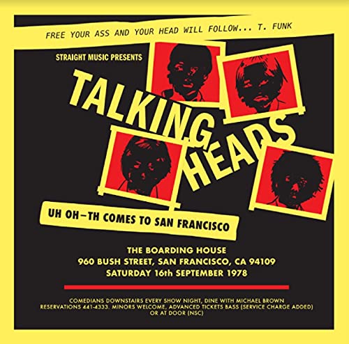 TALKING HEADS THE BOARDING HOUSE. SAN FRANCISCO.1978 [CD] VSCD-4162 New Wave_1