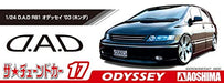 AOSHIMA 1/24 The Tuned Car No.17 D.A.D RB1 Odyssey '31 HONDA Plastic Model Kit_5