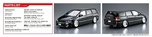 AOSHIMA 1/24 The Tuned Car No.17 D.A.D RB1 Odyssey '31 HONDA Plastic Model Kit_6