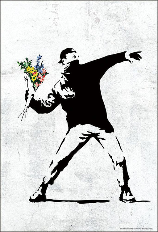 Beverly 300 Piece BANKSY'S GRAFFITI Jigsaw Puzzle Flower Bomber 26x38cm 83-110_1