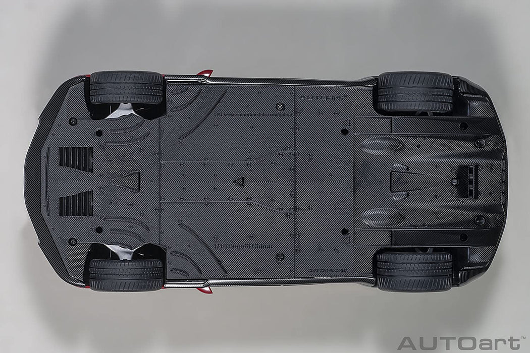 AUTOart 1/18 Bugatti Shillong Sport 2019 Red / Carbon Black 70996 Diecast Toy_8