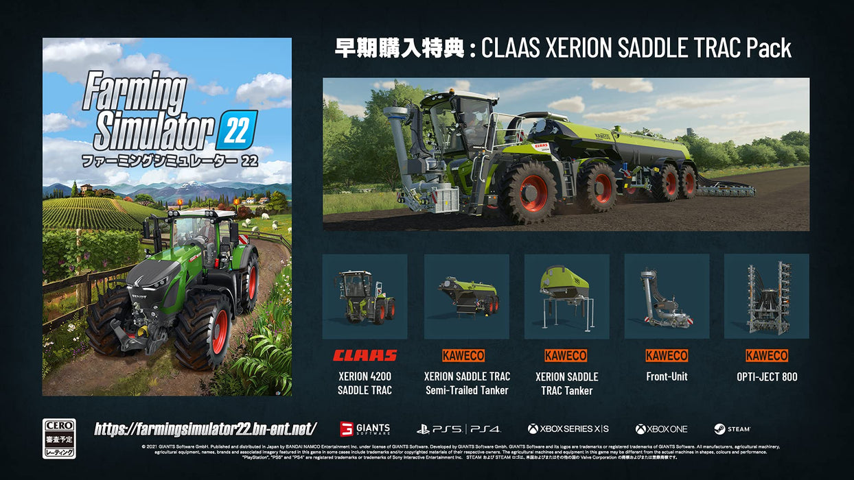 Farming Simulator 22 Playstation 4 Game Software Multi-Language PLJS-36185 NEW_3