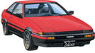 FUJIMI 1/24 INCH UP SERIES No.183 TOYOTA SPRINTER TRUENO AE86 APEX kit ID183 NEW_1