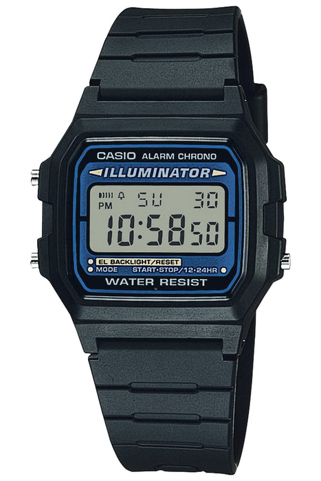 Casio Collection Watch F-105W-1AWJH Men's Black Resin Band Day/Date Alarm NEW_1