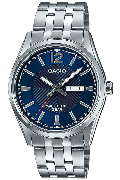 Casio Collection MTP-1335DJ-2AJF Men's Silver Analog Watch Stainless Steel NEW_1