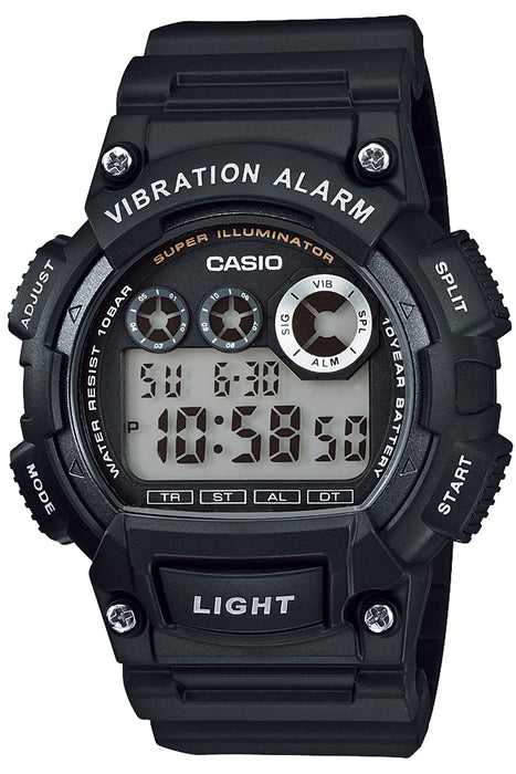 Casio Collection W-735H-1AJH Men's Watch Black Blister pack LED Light Stop Watch_1