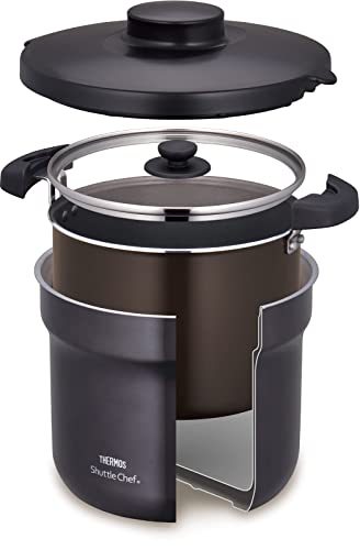 Thermos KBJ-4501 Vacuum Warm Cooker Shuttle Chef 4.3L Gray For 4 to 6 People NEW_2