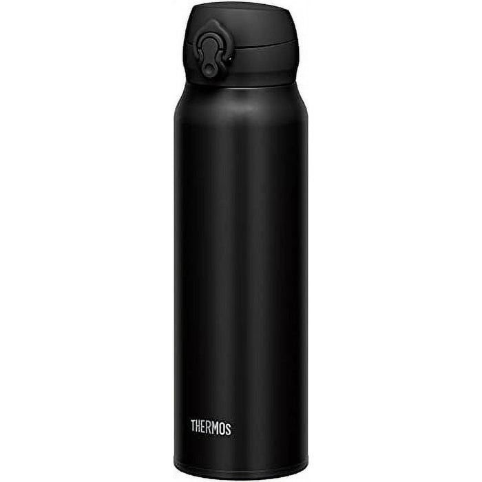 Thermos Water Bottle Vacuum Insulated Mobile Mug 750ml Deep Black JNL-755 DPBK_1